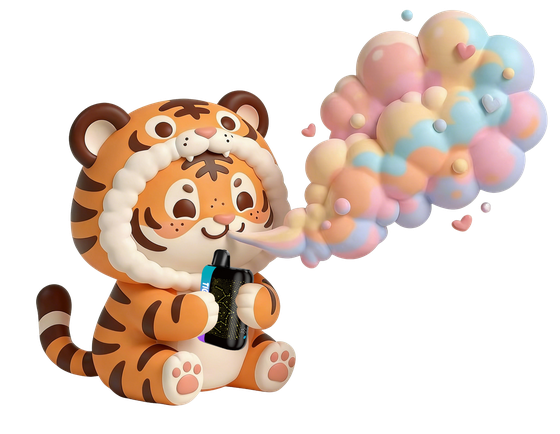 TIGER SHISHAのトラのマスコット